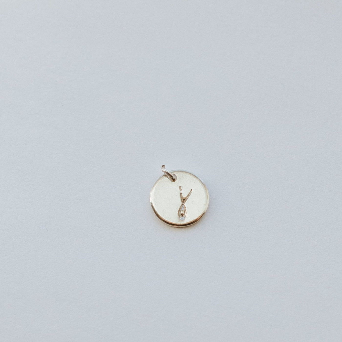 Round Initial Charm (Silver/Single) - Jillian Leigh Jewellery - charm